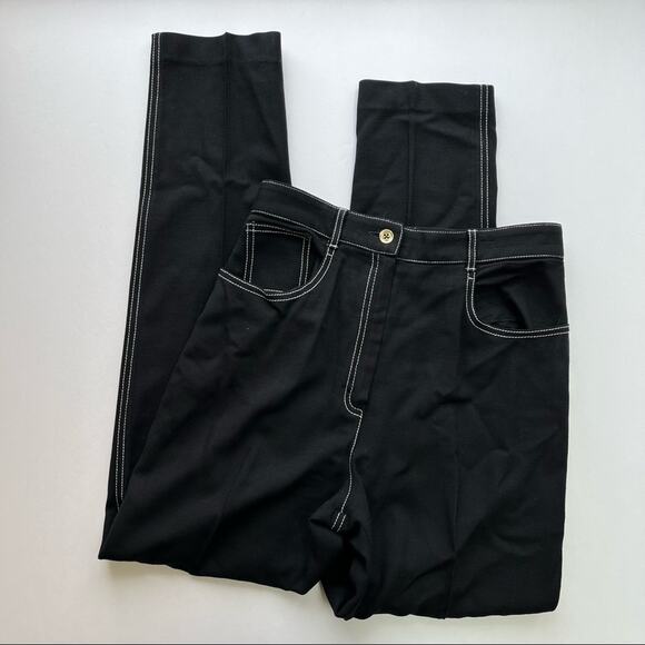 Vintage High Rise Contrast Whip Stitch Pants - Picture 2 of 6